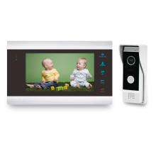 Hot Sale in Market Exclusive Design 4 Wire 7Inch Video Door Phone Home Intercom with record picture and video function